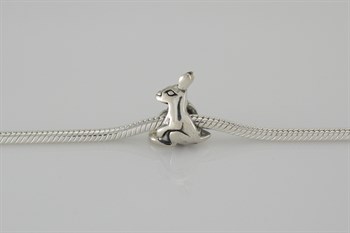 Sterling Silver kangaroo bead