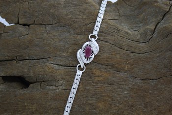 Sterling Silver Ruby bracelet