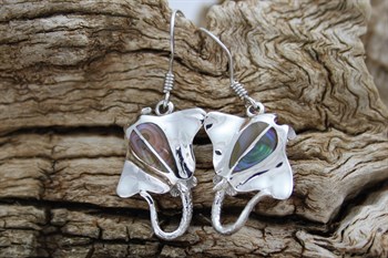 Manta ray Earrings