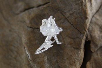 Stg Sil Frilled neck lizard charm