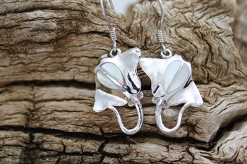 Manta ray Earrings