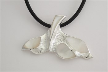 Large Whale tail Pendant