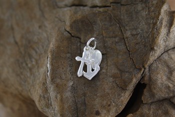 Stg Sil faith hope charity charm