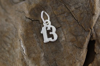 Stg Sil "13"  charm