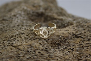 9ct YG Celtic Toe Ring