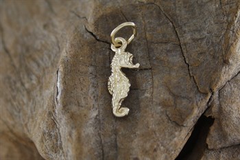 9ct yg small seahorse charm