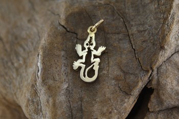 9ct yg crocodile charm