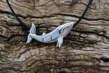 Blue whale pendant