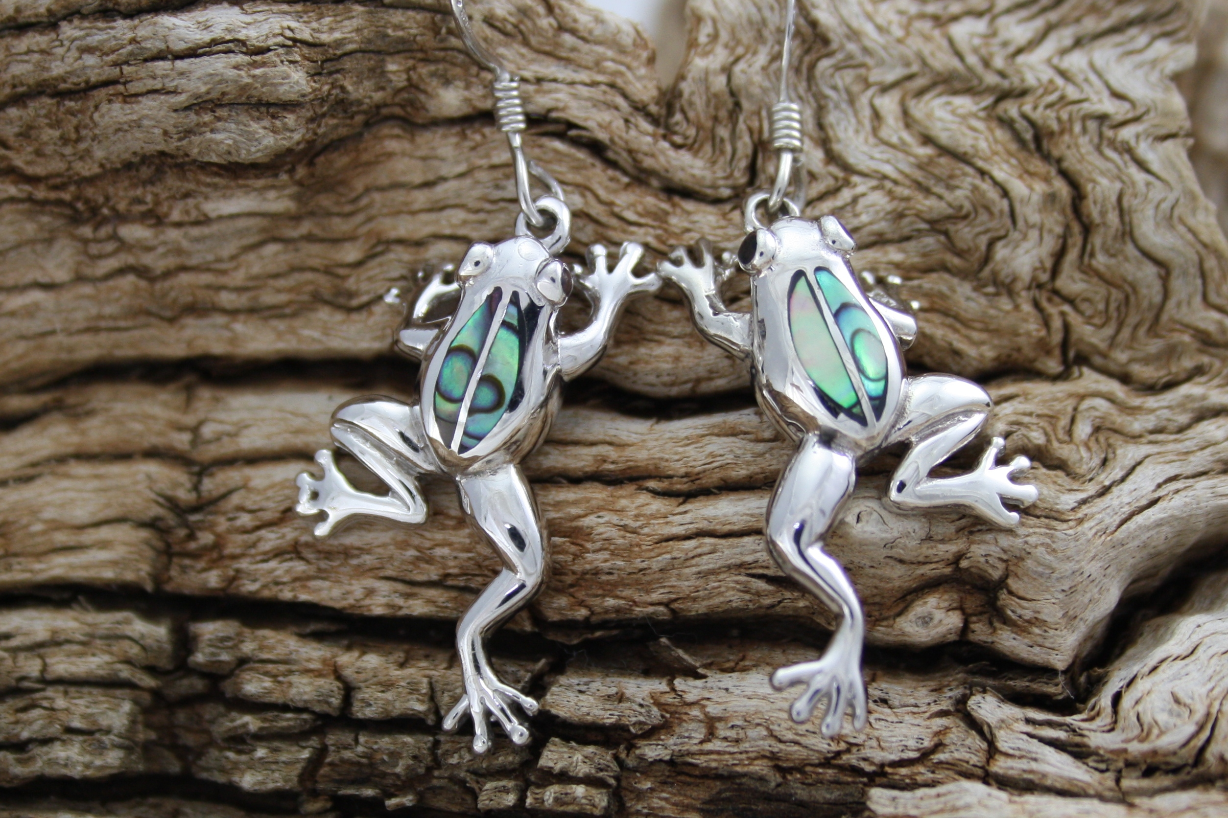 tree frog earrings