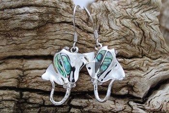 Manta ray Earrings