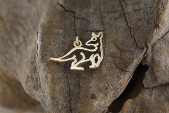 9ct yg Kangaroo charm