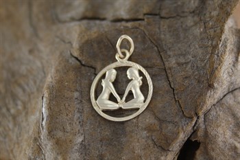 9ct yg Gemini charm