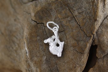 Stg Sil small Koala charm