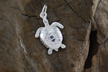 Stg Sil Moving turtle charm