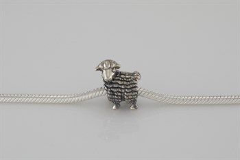 Sterling Silver sheep bead