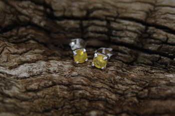 Stg Sil November birthstone studs