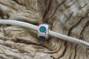 Sterling Silver Opal bead