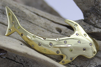 Whaleshark Colour Diamond Pendant