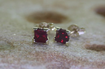 Ruby Earrings