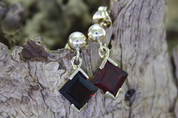 Garnet Earrings