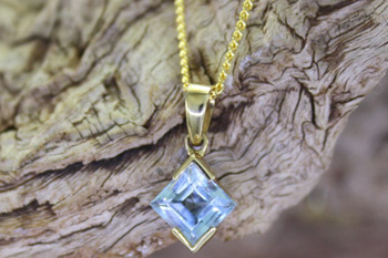 Blue Topaz Pendant