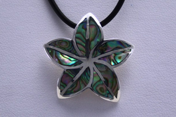 Large Frangipani Pendant