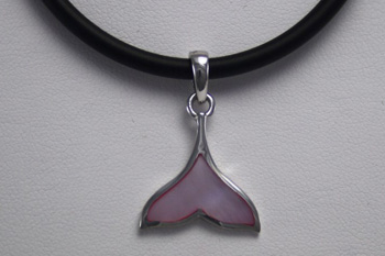 Small Whale Tail Pendant