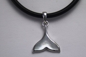 Small Whale Tail Pendant