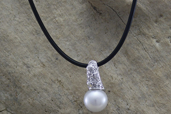 South Sea Pearl & Diamond Pendant