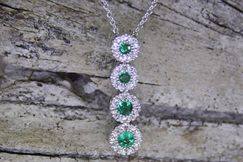 Emerald & Diamond Pendant