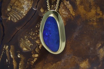 Boulder Opal Pendant