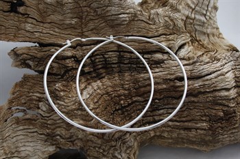 Stg Sil Hoop earrings