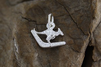 Stg Sil Kangaroo/Boomerang charm