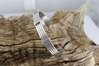 Sterling Silver Cuff Bangle