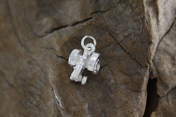 Stg Sil Tractor charm