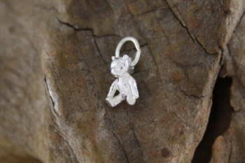 Stg Sil Teddybear charm