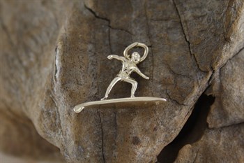 9ct yg surfer charm